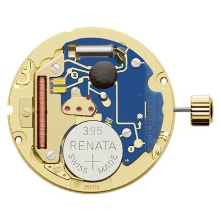 Mouvement ETA 955.112-S6 quartz 2 aiguilles date à 6 heures