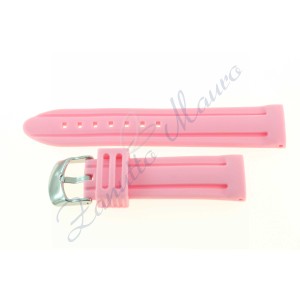 Bracelet en silicone J203 pink loop mm 20 soft touch