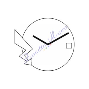 Mouvement ETA F05.115 MH1 2 aiguilles date à 3 heures idem F05.111