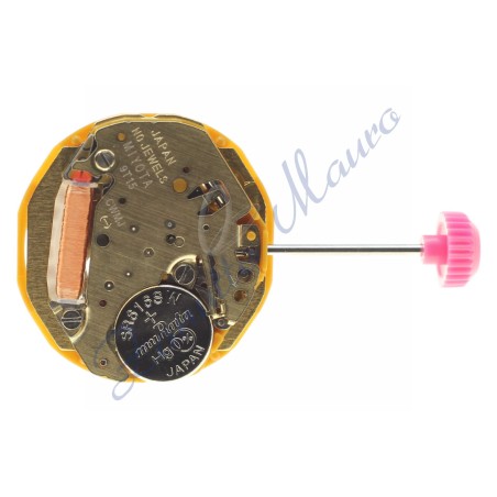 Mouvement Miyota 9T15-6 2 sphères de date à 6 heures quartz