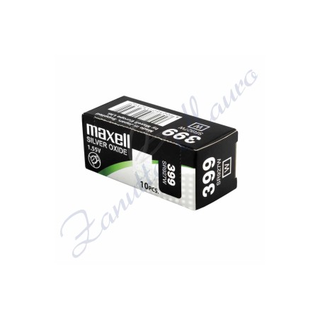 Batterie Maxell 399 oxyde d'argent SR927W Hg 0%