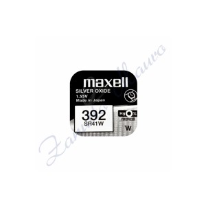 Batterie Maxell 392 oxyde d'argent SR41W Hg 0%