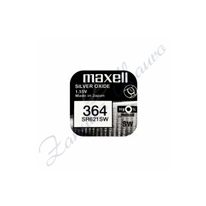 Batterie Maxell 364 oxyde d'argent SR621SW Hg 0%