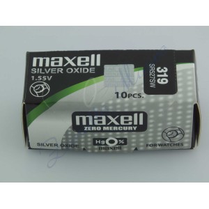 Pila Maxell  319  silver oxide SR527SW Hg 0%