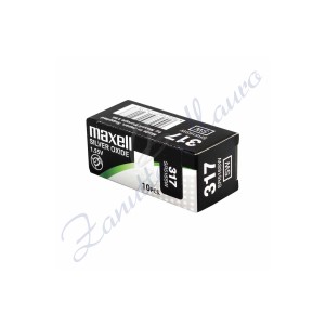 Batterie Maxell 317 oxyde d'argent SR516SW Hg 0%