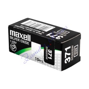 Batterie Maxell 371 oxyde d'argent SR920SW Hg 0%
