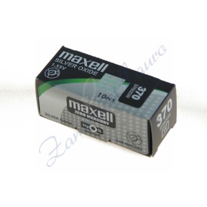 Batterie Maxell 370 oxyde d'argent SR920W Hg 0%