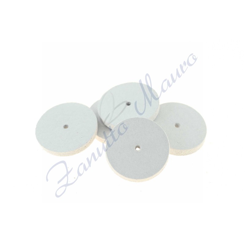 Roue abrasive blanche diamètre mm 22x3 paquet de 5