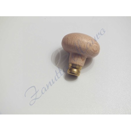 Manico in legno per bulini forma a fungo corto