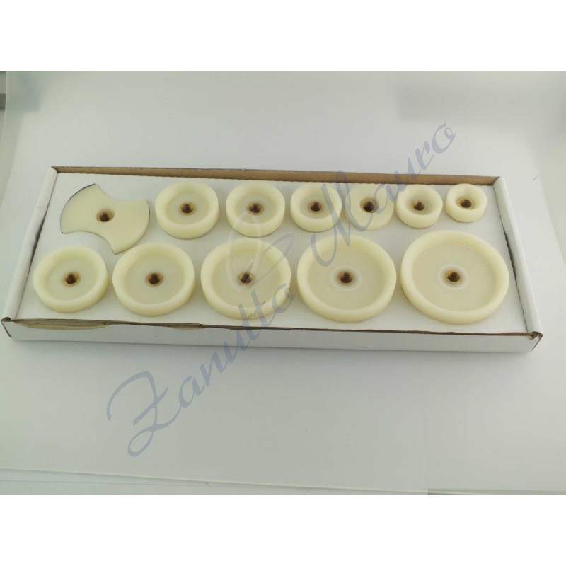 Jeu de 12 vis d'ancrage derlin