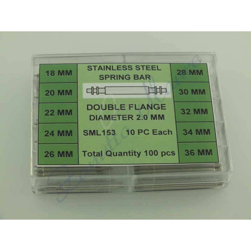 Assortiment de 100 boucles diam 2.00 de 18 à 36 mm - SML153