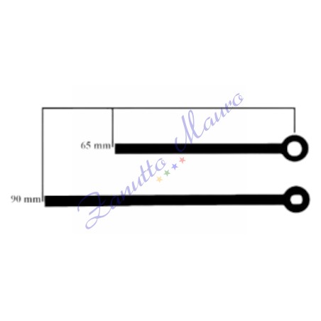 Mains 02 noires pour les mouvements SKP et TMP paquet de 10 paires