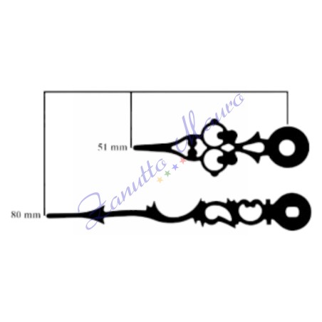 Paire de mains 06 noires pour SKP et TMP
