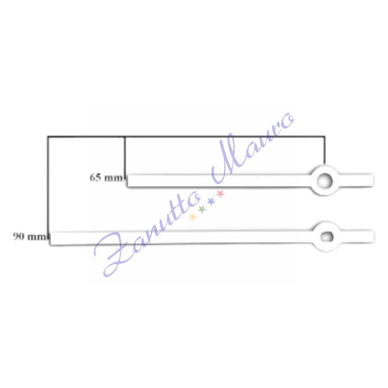 Paire de mains 02B blanches pour SKP et TMP
