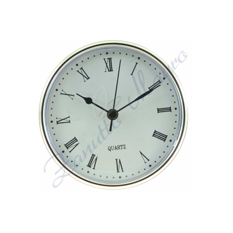 Movimento da incasso tondo mm 56/80 cromato