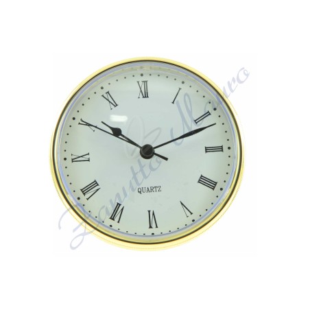 Mouvement rond encastré mm 56/80 doré