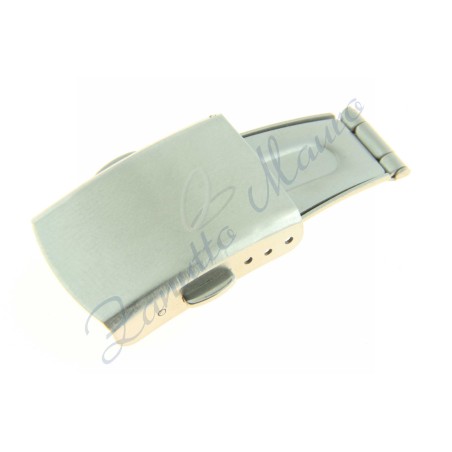 Fermeture 2 boutons en acier boucle mm 12