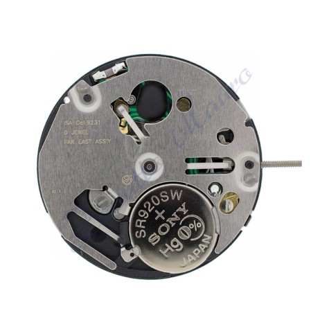 Mouvement ISA 9231/1890 quartz 2 compteurs 9 et 3