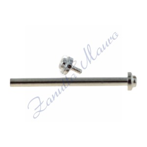 Boucles à visser diamètre 1,45 mm 20 chromées. Sachet de 4 pièces