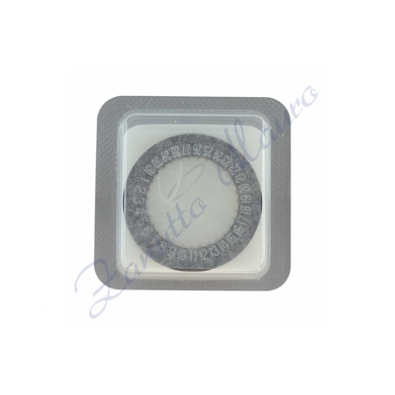 Disque de date à 6 heures pour ETA 251.262 noir/blanc st int. large