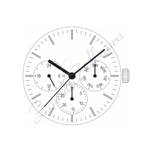 Mouvement Shiojiri Seiko VX7J multifonctionnel