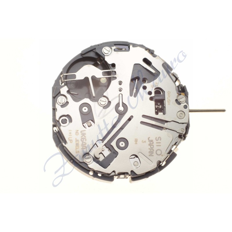 Mouvement chrono Shiojiri VK64 avec affichage de la date à 6 heures