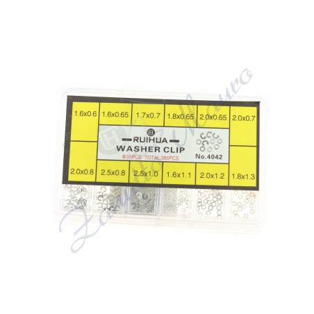 Assortiment de 360 pièces pour les clips et les boutons-pression