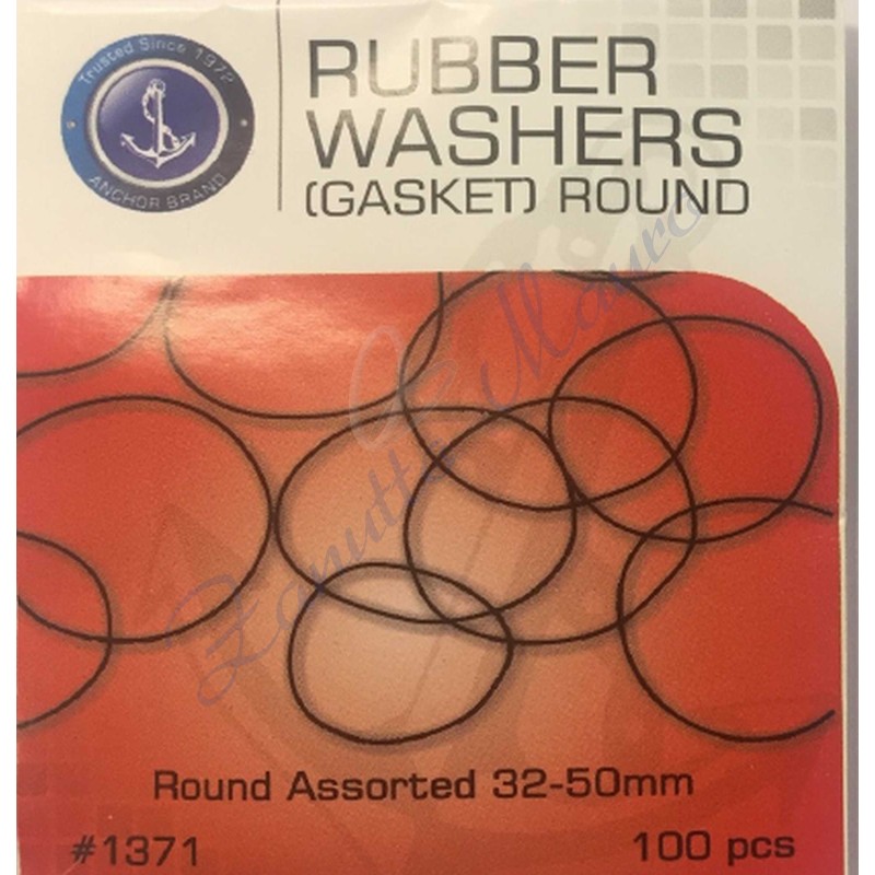Assortiment de 100 joints d'étanchéité boîtier fils de fond diamètre 32-50