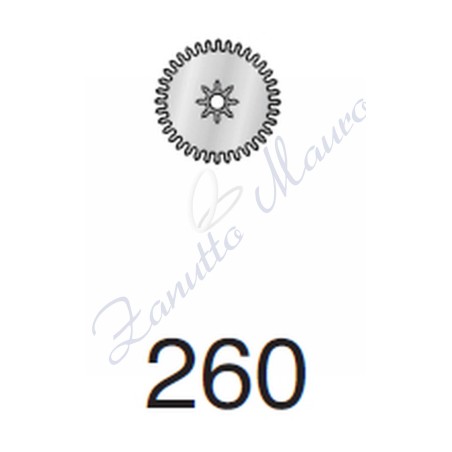 Remplacement de la roue des minutes ETA 2890, 2892 et 2892A2 260