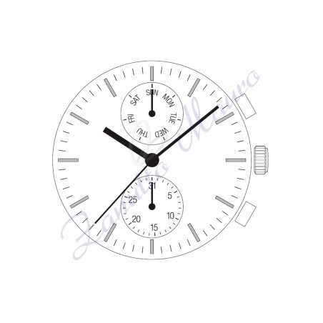 Mouvement Shiojiri Seiko VX9J multifonctionnel