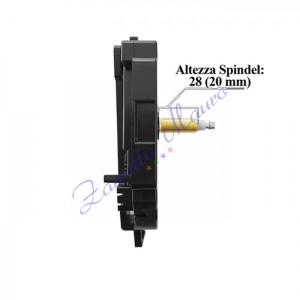 Movimento TMP 28 silent parete mm 20 con pendolo