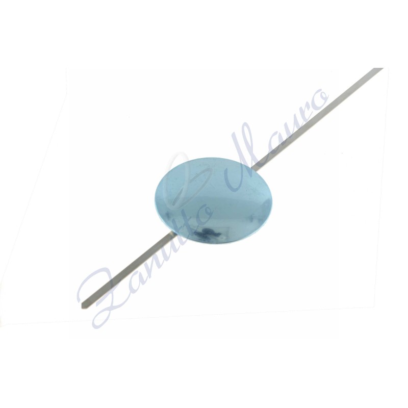 Lentille chromée mm 70 avec tige de pendule