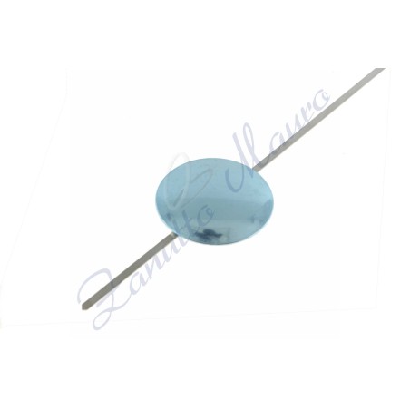 Lentille chromée mm 70 avec tige de pendule
