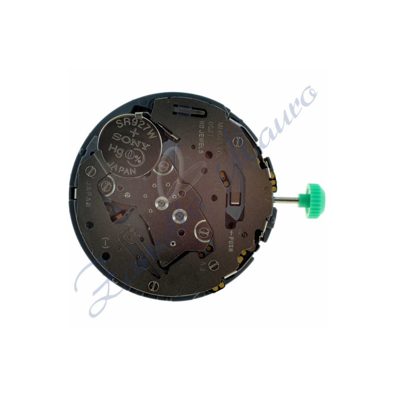 Mouvement Miyota 0S21-6 chrono avec date à 6 heures