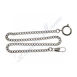 Chaîne chromée pour montre de poche groumette mesh sparse mm 5.5x2.3 cm 36