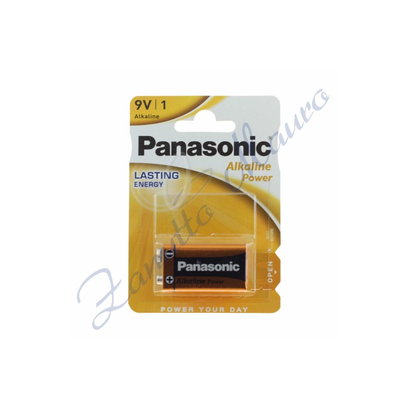Batterie Panasonic Transistor Alcaline Power 9V