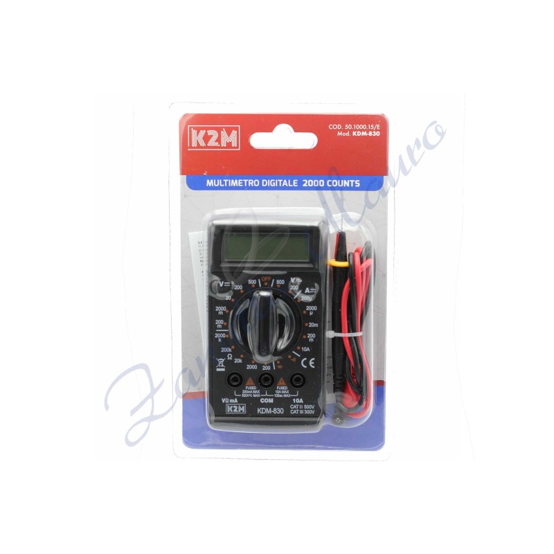 Multimètre numérique pour tester la batterie