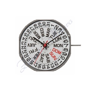 Mouvement Miyota 2405 3-sphères jour/date quartz