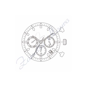 Movimento Miyota JP25 quarzo