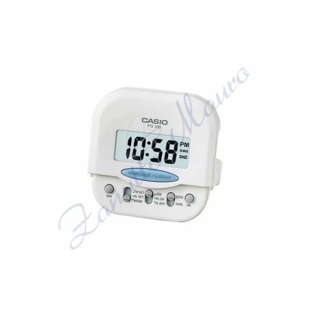 Réveil Casio modèle PQ-30B-7EF couleur blanche