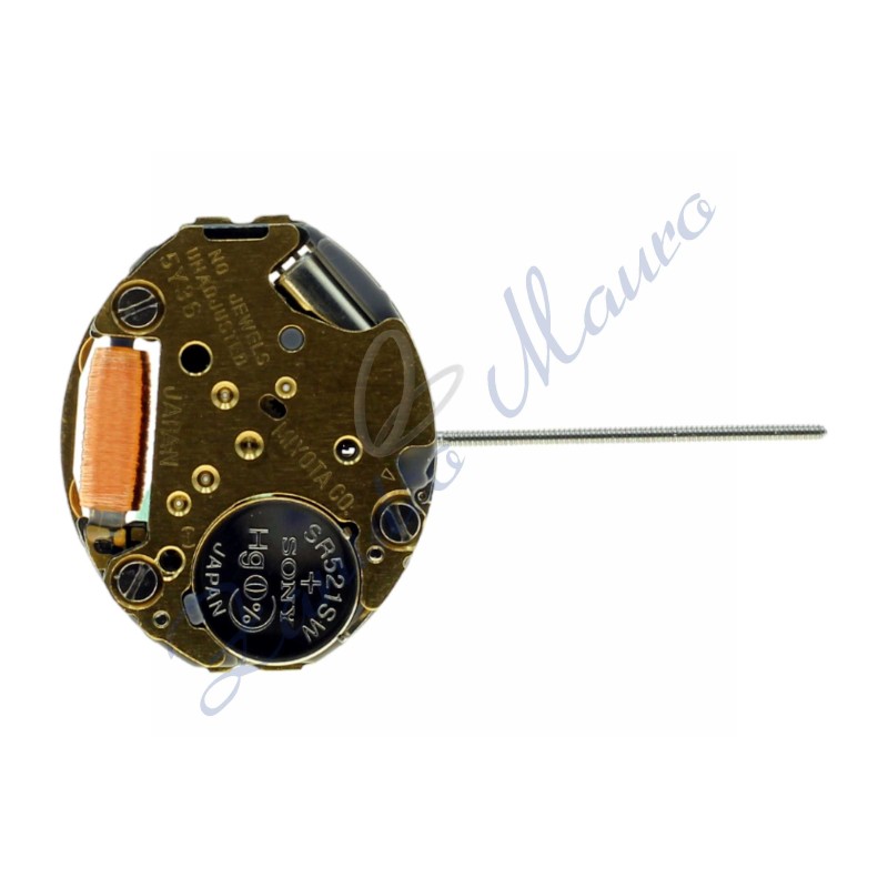 Movimento Miyota 5Y36 3 sfere. Variante alta del 5Y30