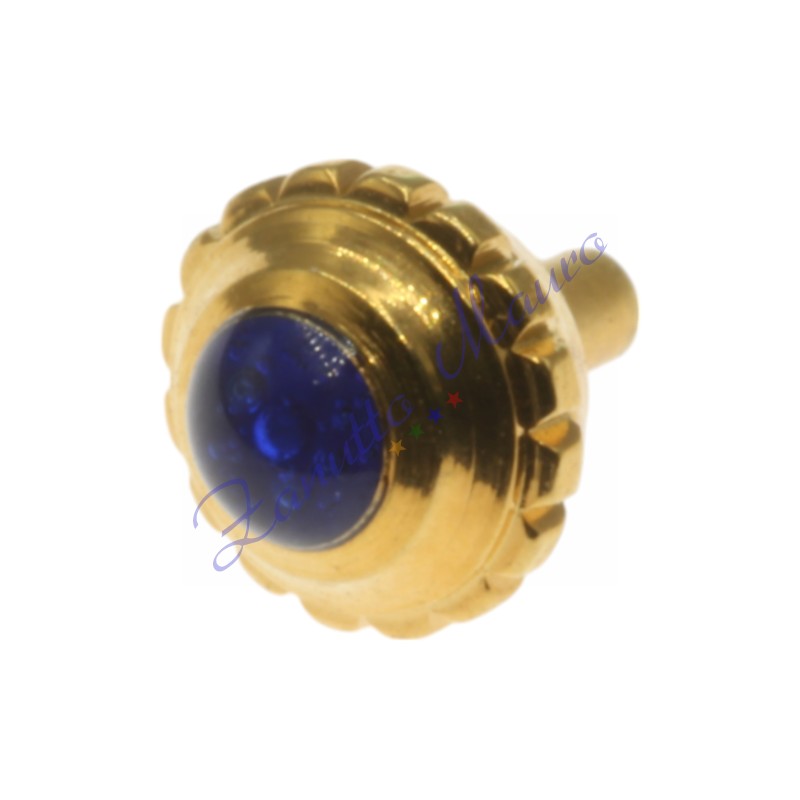 Corona dorata per Cartier diametro mm 4,5 passo 0,90 cabochon
