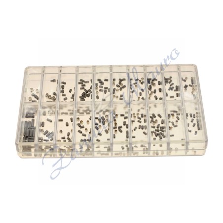 Tubi per corone impermeabili assortimento da 450 pezzi circa