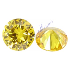 Moissanite gold GRA VVS1 diametro  mm 6,5 peso ct 1,0 circa