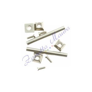 Ansa in acciaio per Cartier Pasha mm 21 compatibile busta da 2 pezzi