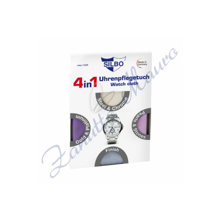 Panno per orologi Silbo 4 in 1, in cotone centimetri 35x35 - 1 pezzo