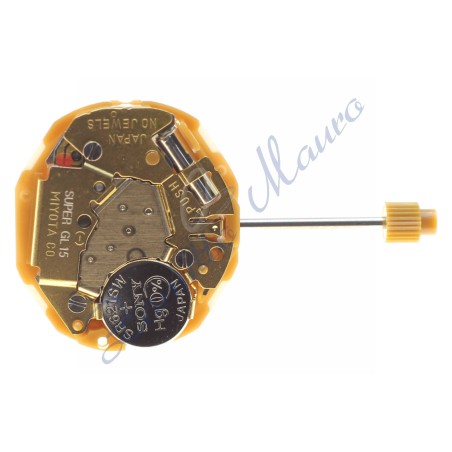 Movimento Miyota GL15 quarzo 2 sfere data al 6