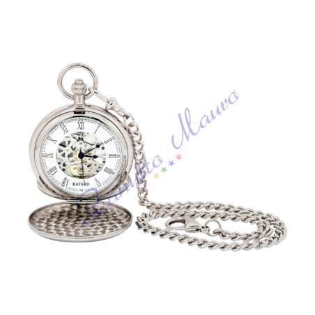 Orologio da tasca Bayard TP22.2 a carica manuale con numeri romani