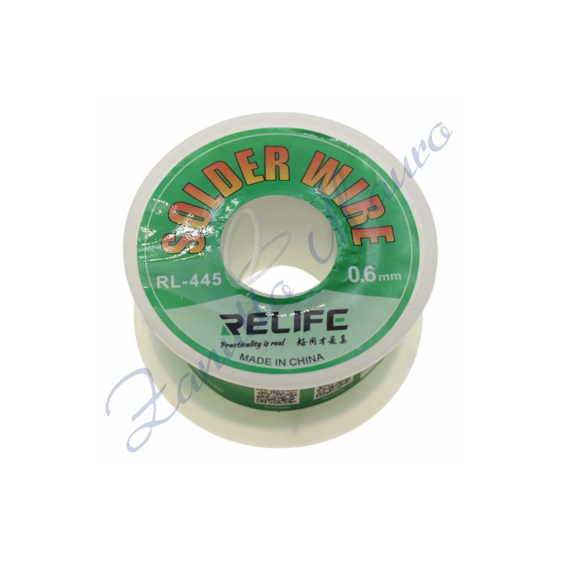 Stagno per saldare i piedini dei quadranti diametro mm 0,60 circa 20 gr