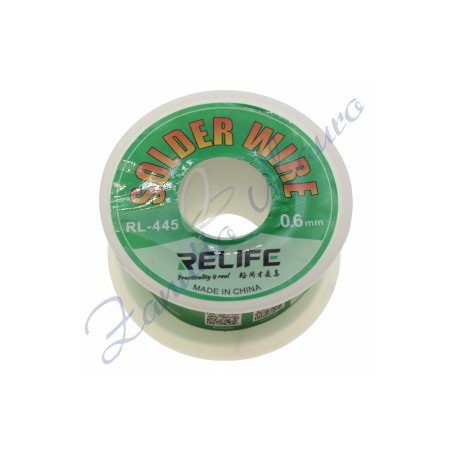 Stagno per saldare i piedini dei quadranti diametro mm 0,60 circa 20 gr